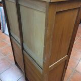 Double binder with curtains