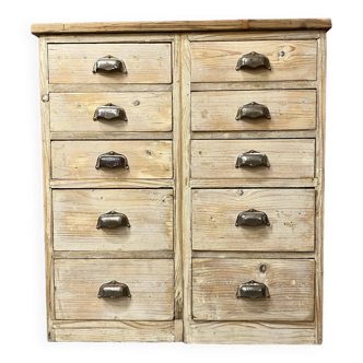 Wooden drawer unit