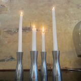 Set of 4 gota erika pekkari candlesticks, Scandinavian, 1990