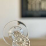 Bougeoir en cristal.