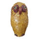 Box "owl" in rattan bamboo 70s