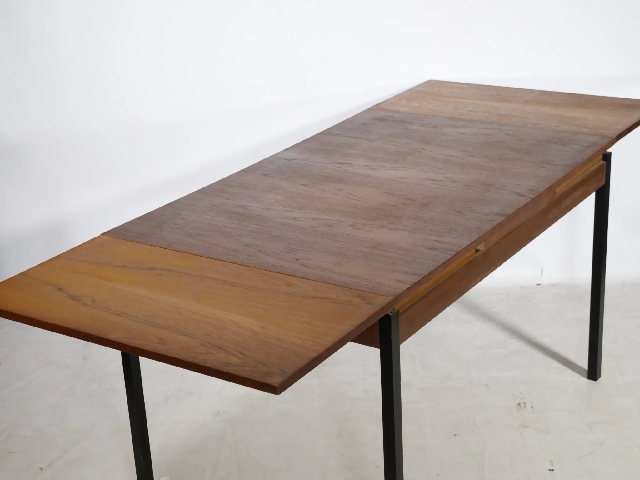 Mid Century Extendable Dining Table in Teak, 1960s