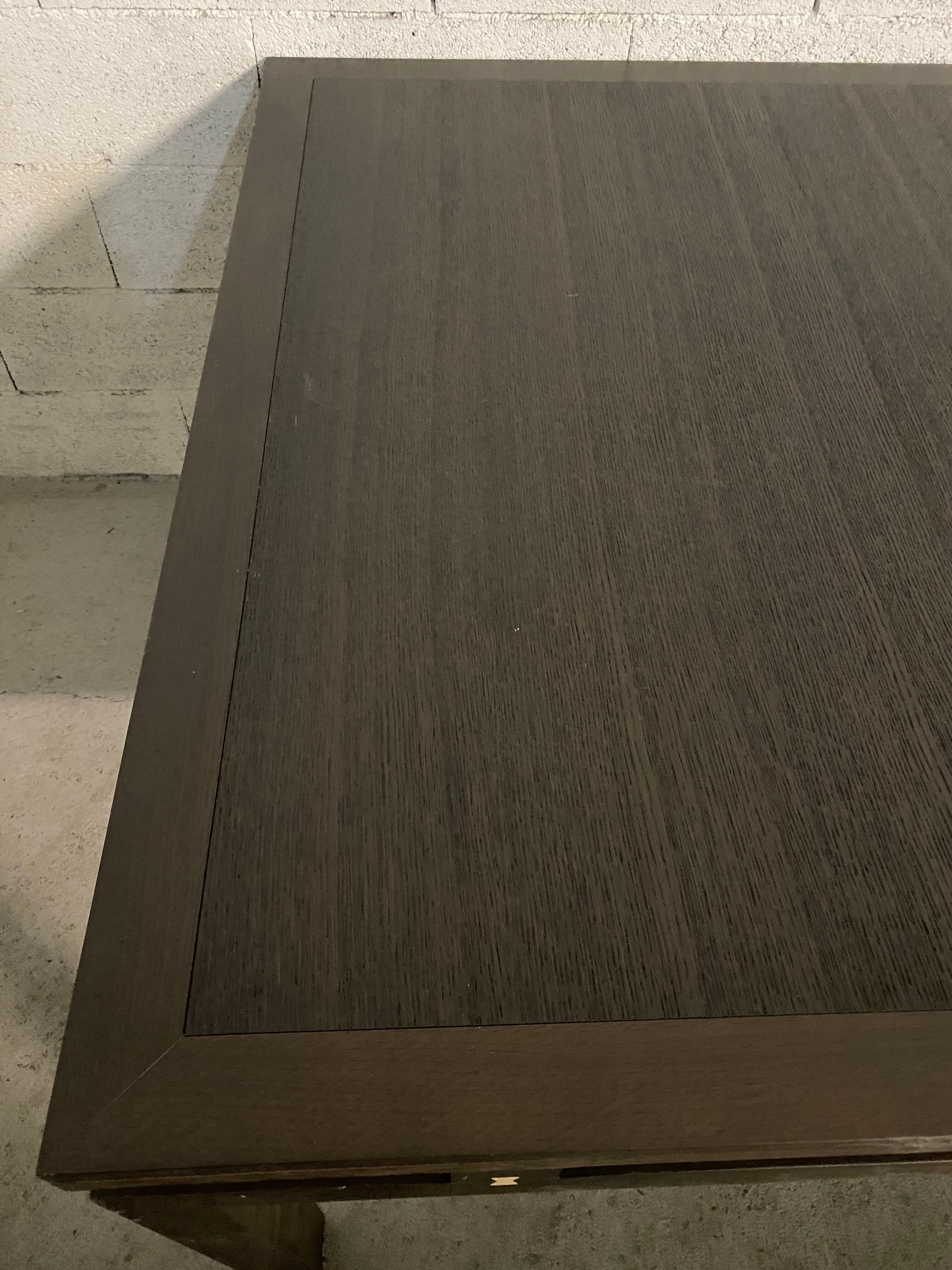 Square dining table Roset wenge line 130/130cm