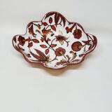 Longwy Cloisonné Enameled Basket Empty Pocket Cup Flowers Fe