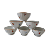 Set of 6 bowls 50s