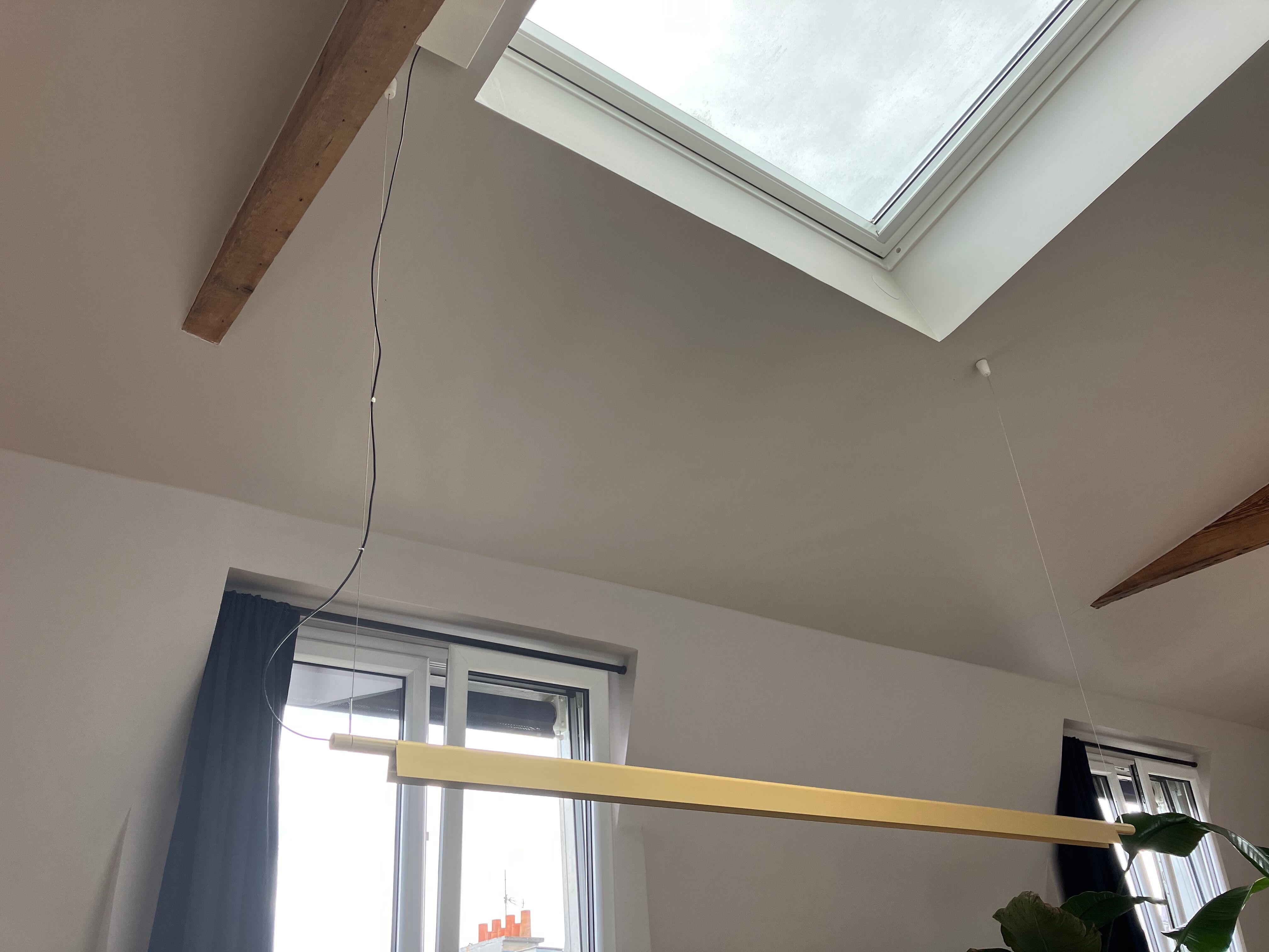 Suspension compendium luceplan brass color