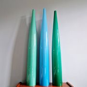 XXL Murano glass suspension trio, Alessandro Pianon, Vistosi, 1960