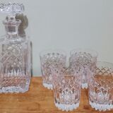Service à whisky en cristal 5 pièces
