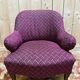 Napoleon III style toadstool armchair
