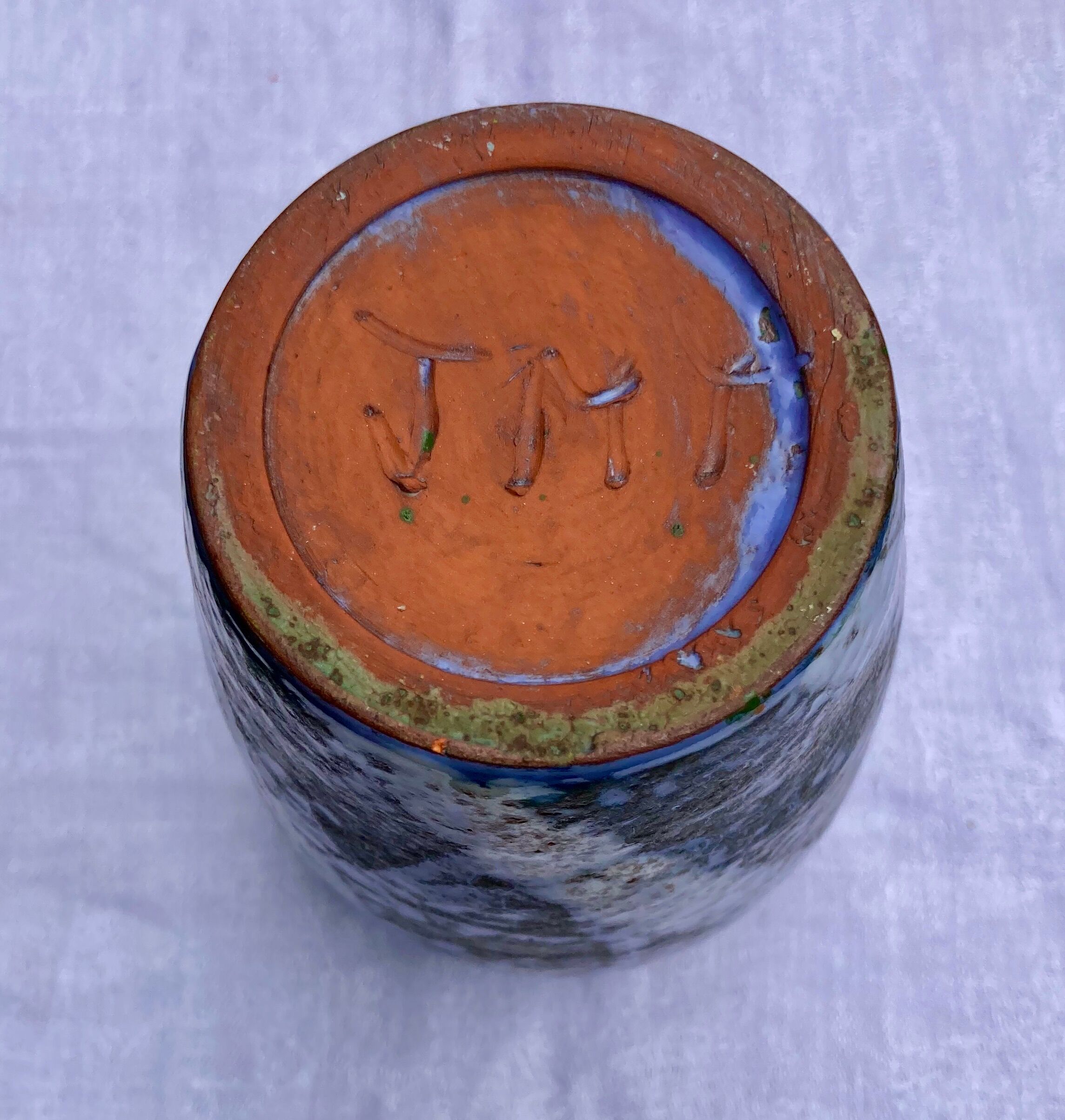 Enamelled ceramic vase to be identified - 444