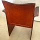 Desk or dining chair in cognac leather