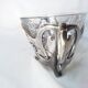 Gallia Cup (Christofle) Art Nouveau in silver-plated metal and engraved crystal
