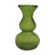 Vase en verre vert