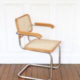 Cesca B64 Breuer armchair Made in Italy - Seat cane redone
