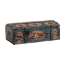 Former Swedish painted wooden chest XIX