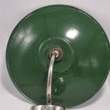 Pair of enamelled sheet metal wall lights