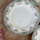 6 flat plates Longwy Bruges