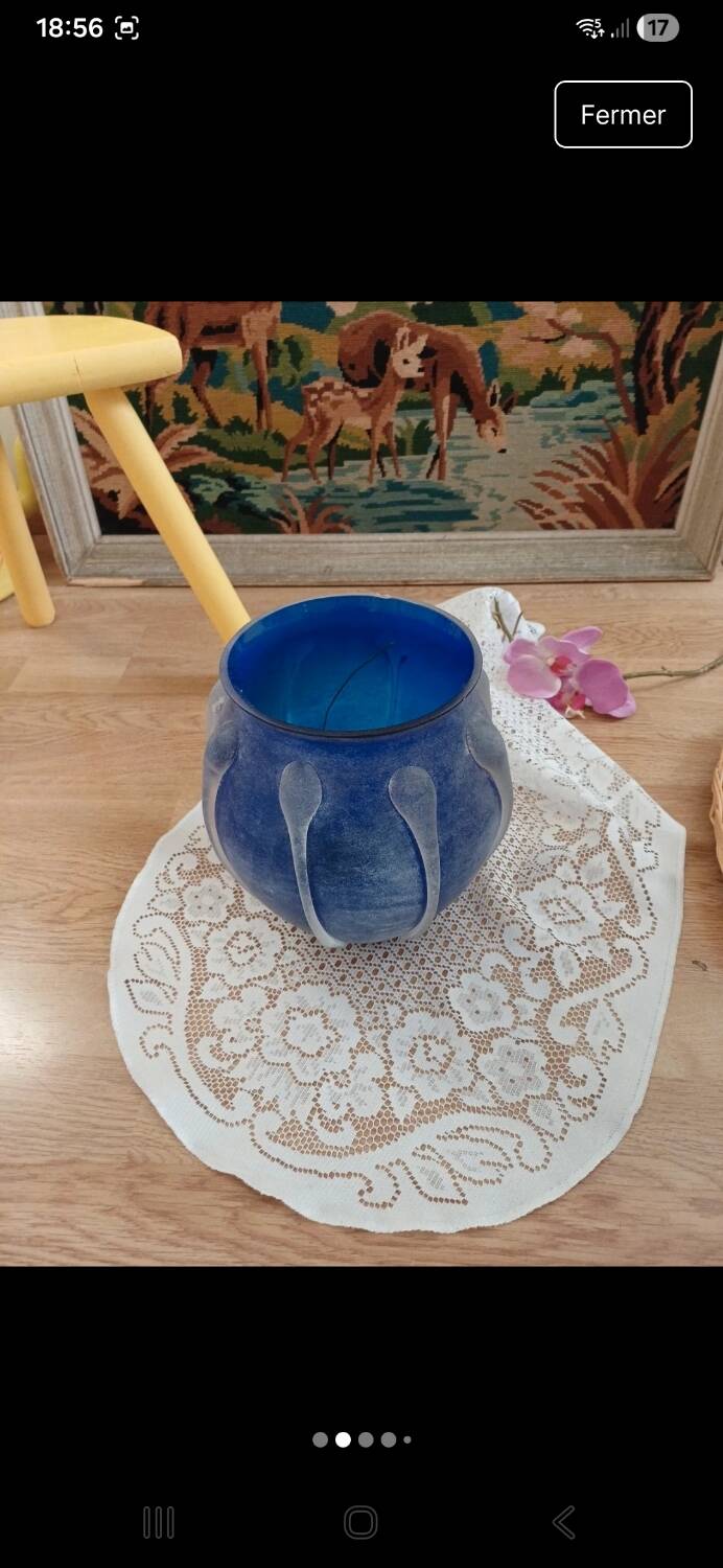 Vintage Style Murano Italian Vase