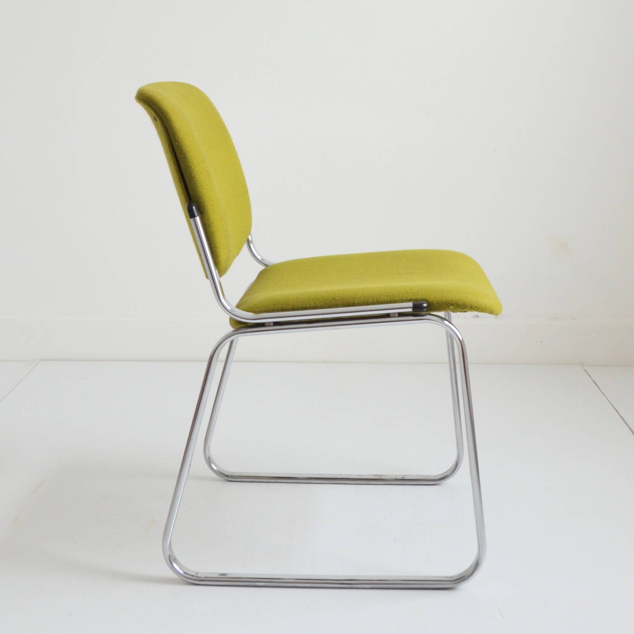 Chaise traineau / Chaise de bureau 1960 vintage