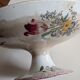 Large ironstone compote with Strasbourg pattern.