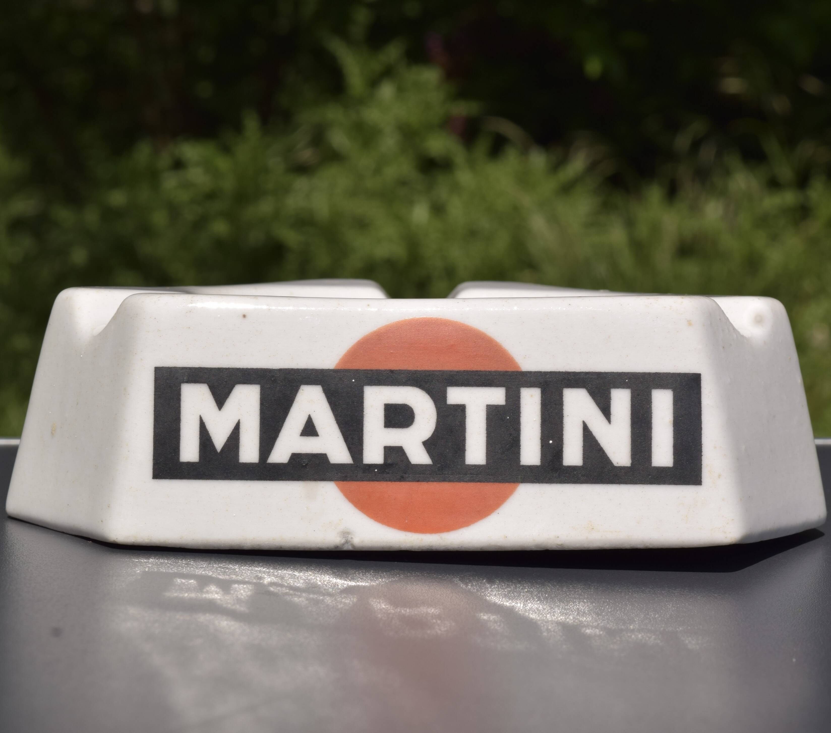 Vintage Martini advertising ashtray