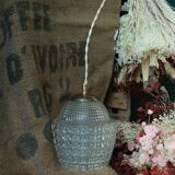 Vintage Walkman - Conical glass with patterns in reliefs