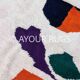 Natural artisanal Moroccan rug 2.5 x 1.5 m