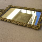 Antique bronze mirror 57x33cm