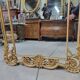 Golden wooden glazed mirror ref mart