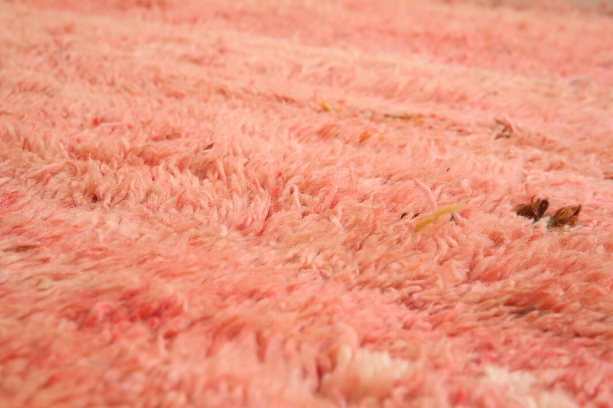 Peach Vintage Moroccan 175 x 246 cm, Berber Wool Rug Handmade, Boho Rug
