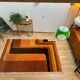 Tapis vintage graphique / Amazone