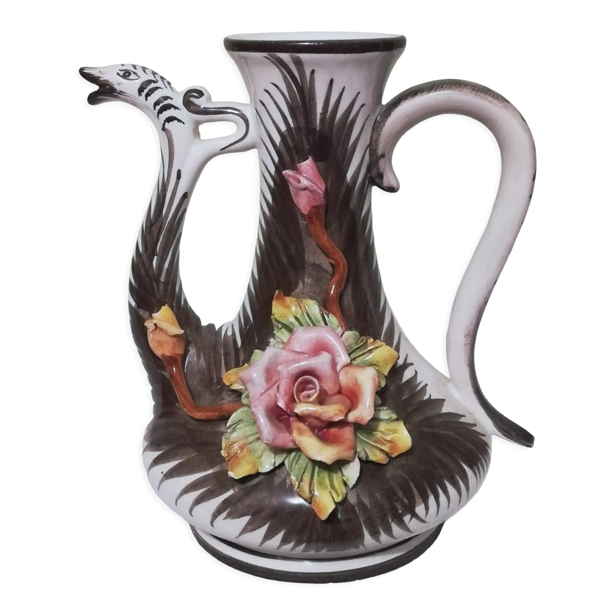 Decanter decanter 375ml in Italian earthenware Bassano