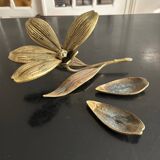 Fleur en laiton vintage