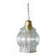 Suspension vintage verre moulé