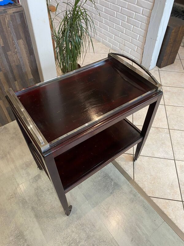 Desserte, bar à roulettes 1 plateau amovible Art déco, 1930