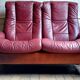 Windsor Ekornes Stressless leather lounge sofa. Norway around 1990.