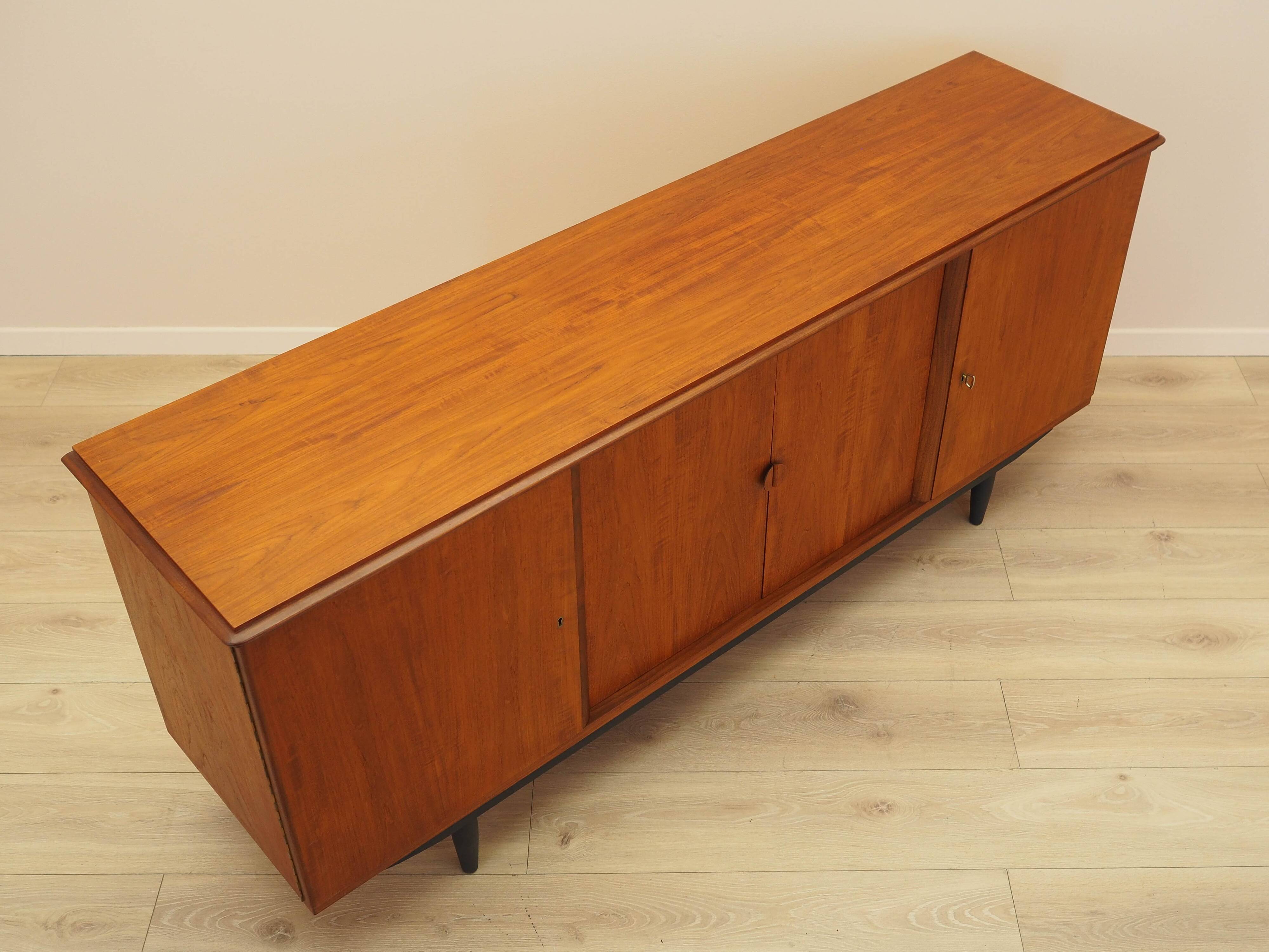 Teak sideboard, Danish design, 1970s, made in Denmark