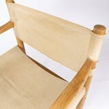 Ensemble de six chaises pliantes modèle J102 conçues par Ditte & Adrian Heath pour meubles FDB, années 1970