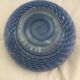 Glass cut several colors, dominant blue
