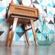 Bedside table vintage 50s