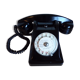 Vintage bakelite dial phone