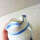 Milk pot, Breton décor, Quimper HB