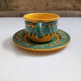 Grande tasse Saint Clément Jaune et vert