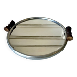 Plateau miroir rond