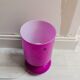 Scandinavian Modernist Lykta fuchsia pink handmade glass table lamp by IKEA, 1990s