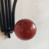 Wall mounted coat rack