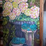 Painting on cotton canvas frame 116 cm / 73 cm