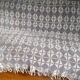 White cotton bed cover, Old crochet bed throw, white cotton bed cover