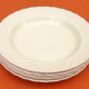 Assiettes creuses Salins France  Bord festonné , Années 1950