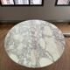 Saarinen marble table Edition Knoll and its 4 tulip chairs (set of 5)